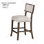 Chaise de salle à manger 2pc