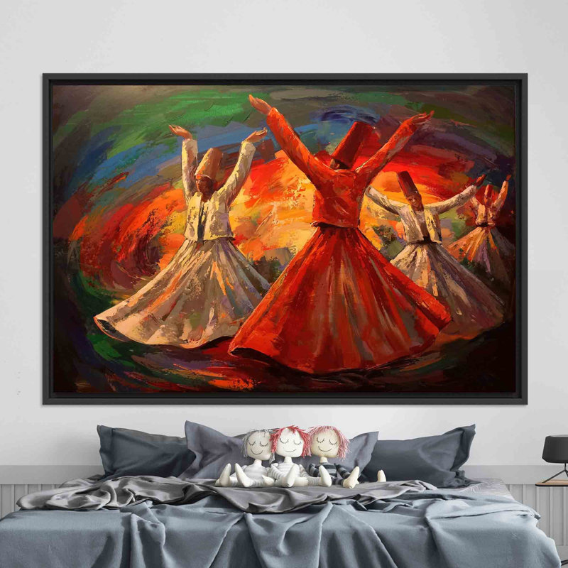 Print on Canvas, 70 cm H x 100 cm W, Framed Print without Mat, Black