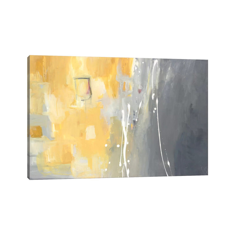 50 Shades by Julie Ahmad - Floater Frame Painting on Canvas, 66.04 cm H x 45.72 cm W x 1.91 cm D, No Frame