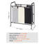 Panier à linge à 3 compartiments, chariot de tri du linge avec roulettes robustes et verrouillables pour le linge sale dans la buanderie ou la chambre, organisateur de rangement pour le linge sale