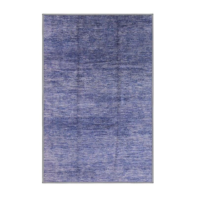 Tapis marocain tissé à la machine, Rectangle 6 pi x 9 pi
