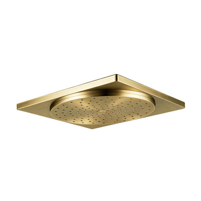 Pomme de douche carrée en goutte d'eau 12 pouces Kingston Brass Claremont
