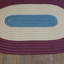 Tapis intérieur / extérieur en polypropylène tissé à la machine ovale Melbourne-95698324