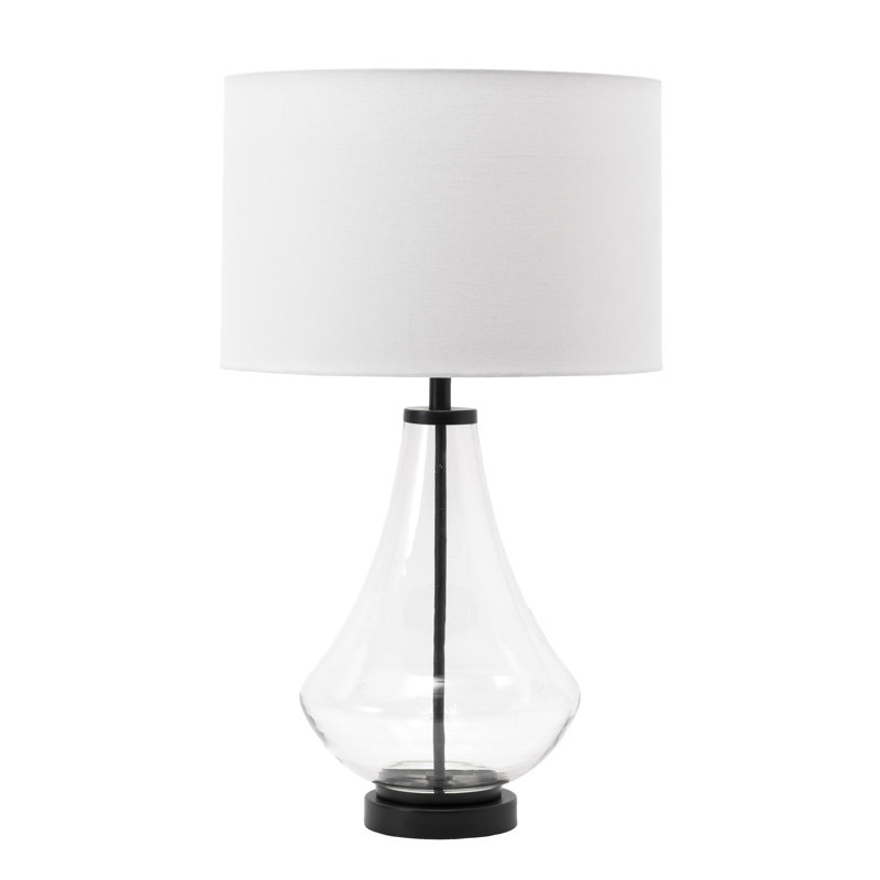 Lampe de table noire 26 po