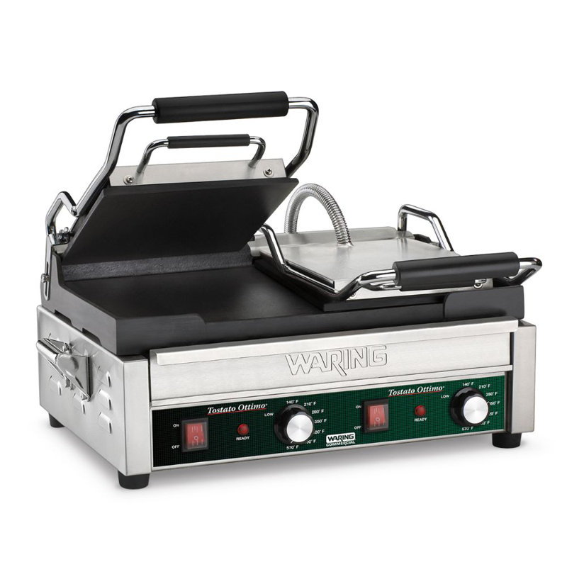Waring 17'' Electric Grill Sandwich Maker & Panini Press with Lid