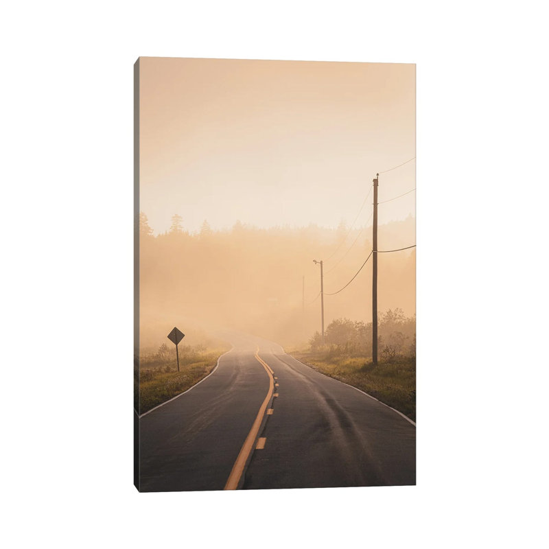Foggy Lubec by Jon Bilous - Gallery-Wrapped Canvas Giclée on Canvas, No Frame, 20.32 cm H x 30.48 cm W