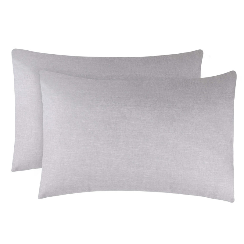Taies d'oreiller modernes et supérieures Superior Flange, Taie d'oreiller très grande, Gris