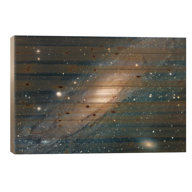 M31, galaxie d'Andromède I, H 18 po x l 26 po x P 1,5 po