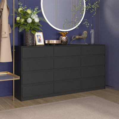 Rhue 63" Wide 12 Drawer Dresser by Ebern Designs