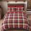 Ensemble de courtepointe 3 pièces à carreaux bleus Nicholas de Greenland Home Fashions-133132624