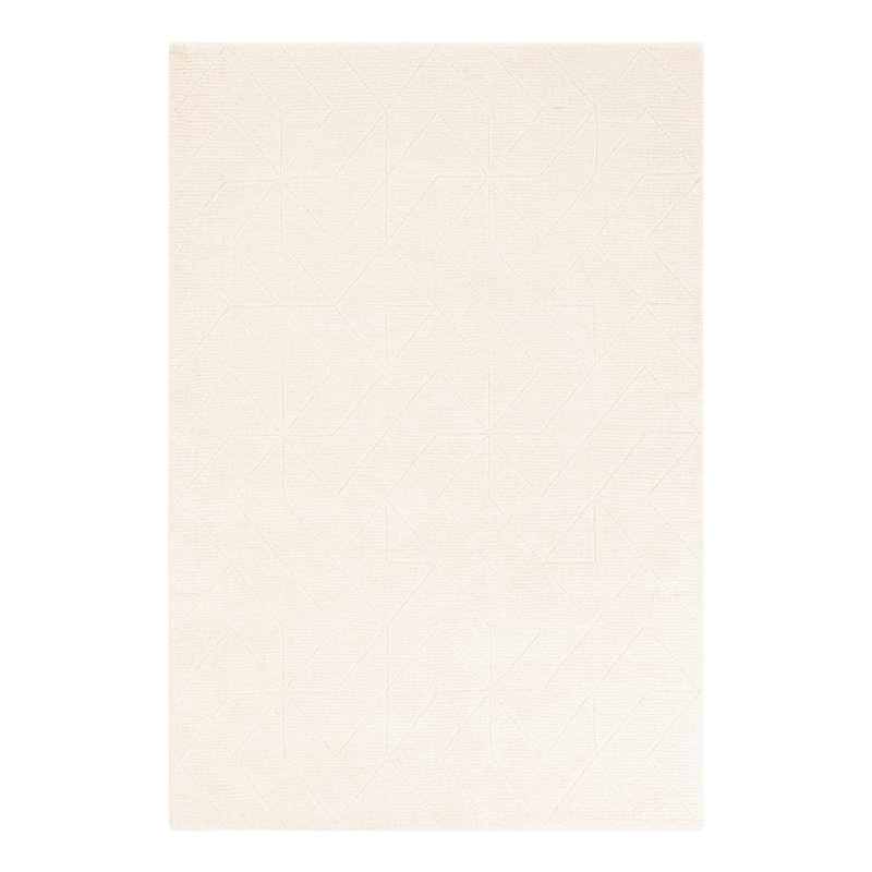 Cyndle Hand-Tufted Wool Geometric Area Rug, Rectangle 4'1" x 6'1"
