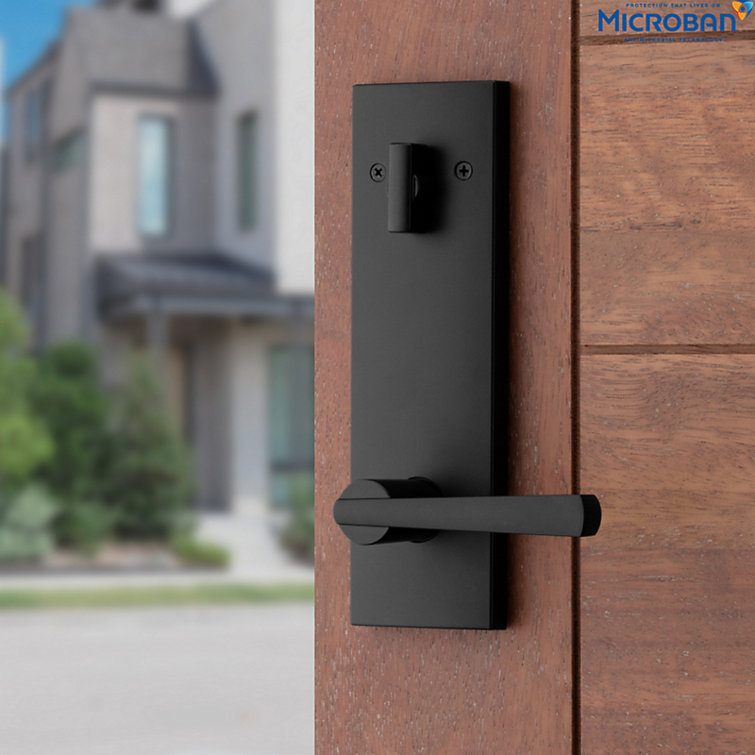 Prestige Complete Entry Lever Set with Single Cylinder Deadbolt and Door Lever