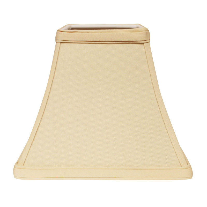 Abat-jour cloche carrée 14 po gris ardoise