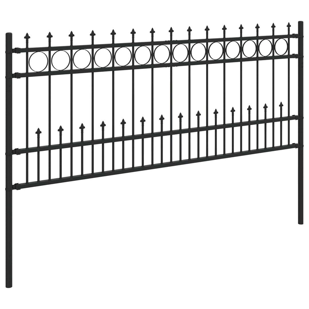 Powder-Coated Steel Fence Panels Included