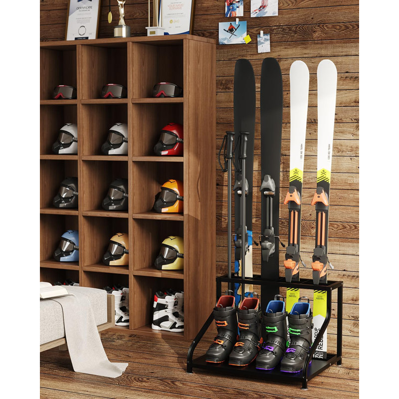 Steel Freestanding Ski/Snowboard Rack