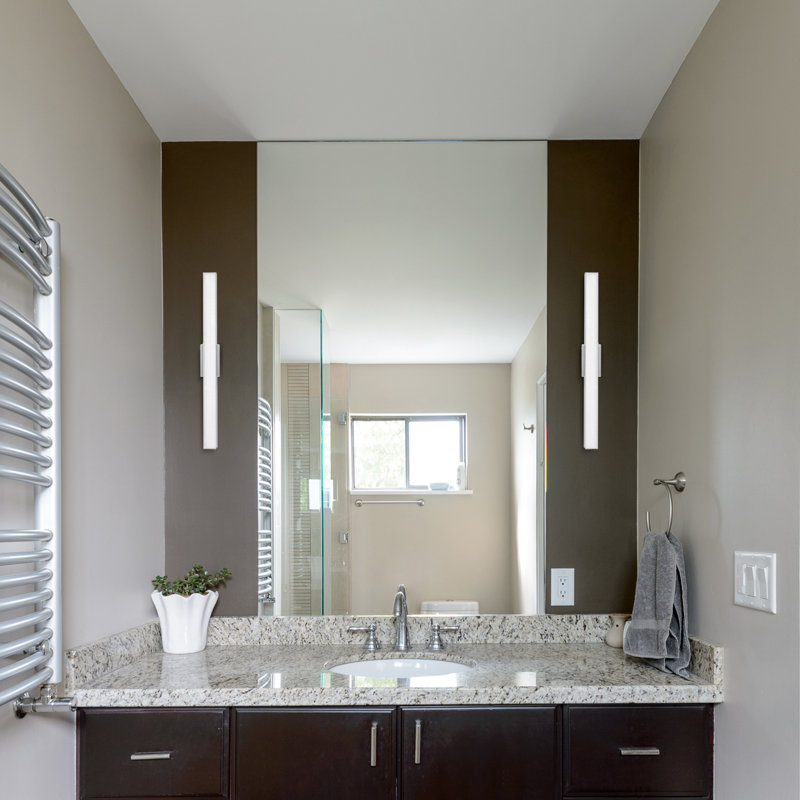 Procyon 24" Modern Dimmable LED Bath Bar Silver, Silver