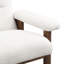 Fauteuil rembourré avec fauteuil d'appoint moderne pour la maison, structure en bois massif et doux, chambre à coucher confortable, salon, bureau,