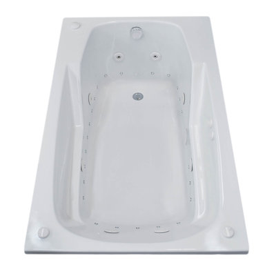 Anguilla 59'' x 31.75'' Acrylic Bathtub