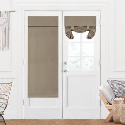 Affordable Room Darkening French Door Curtain （Set of 1）