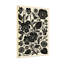 Plantes et fleurs à motif floral noir sur fond crème-1541506046