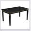 Ensemble de salle à manger 6 pièces avec table rectangulaire, chaises capitonnées à haut dossier et banc pour une salle à manger élégante