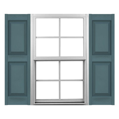 Mid-America Vinyl, Standard Size Williamsburg Double Panel Shutter Pair