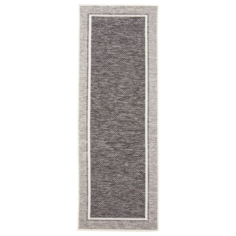 Brooks Charcoal Rug, Runner 2'8" x 8'2"