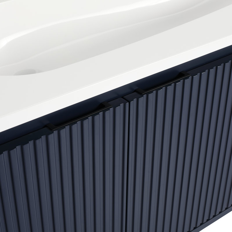Hunter 48" Bathroom Vanity Top with Drop-Shaped Resin Sink