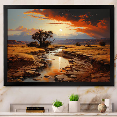 Coucher de soleil au clair de lune sur un paysage de canyon III - Canyon et désert