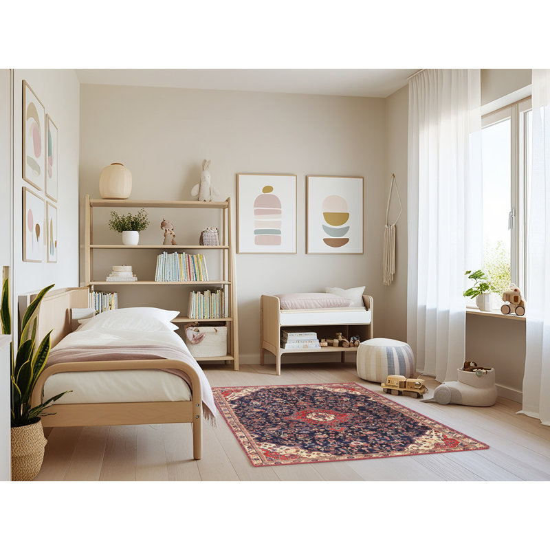Tapis oriental bleu City, Rectangle 4 pi x 6 pi
