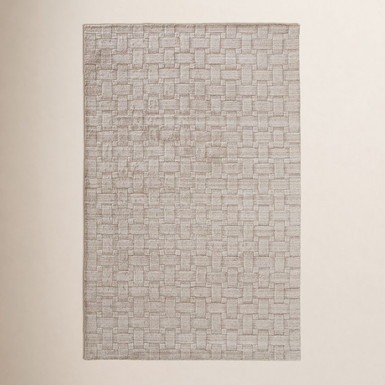 Kentoria Handmade Viscose Ivory Rug