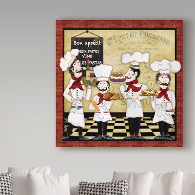«Deagen French Chefs», publicité rétro sur toile tendue