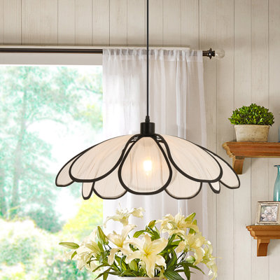 1 - Light Matte Black Geometric Pendant