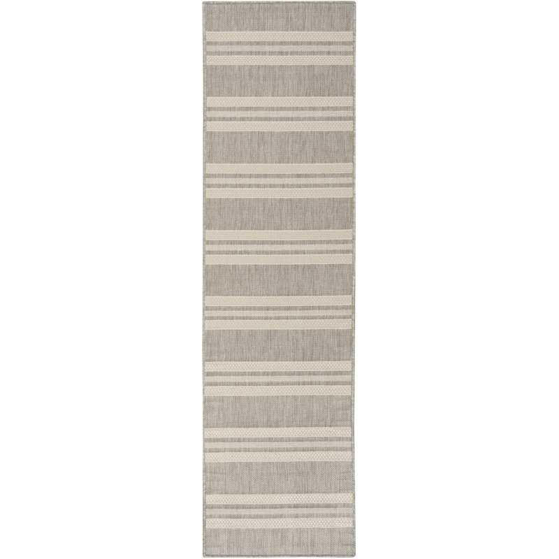 Manderella Modern Rug, Gray, Runner 2'2" x 8'