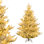Arbre de Noël artificiel 7 pi avec 1074 extrémités de branches floquées, 450 lumières DEL blanc chaud