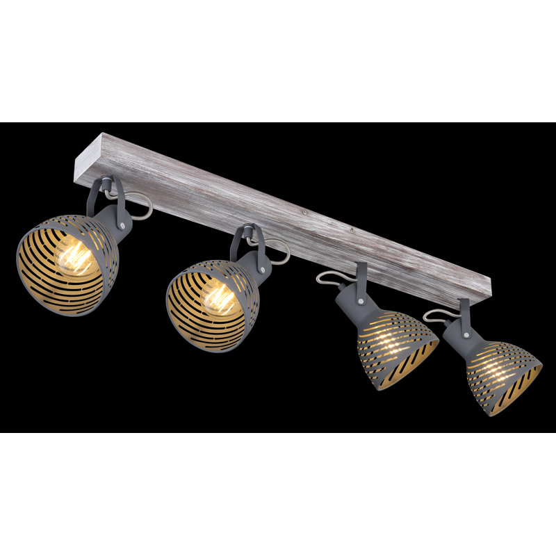 Madaket 125cm 4 -Light Track Kit, Grey, Grey