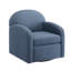 Fauteuil pivotant bleu Edie-2018366165