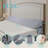 Gray Air Layer Wedge Pillow 193*24.5Cm 250G Air Layer Fabric Two Pockets-119336144-119336142