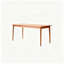 Table de salle à manger rectangulaire extensible en chêne massif-1608266571