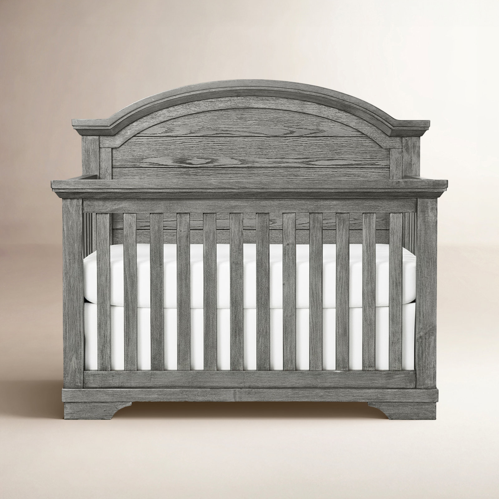 Danbury 4 -in-1 Convertible Crib, Brushed Pewter
