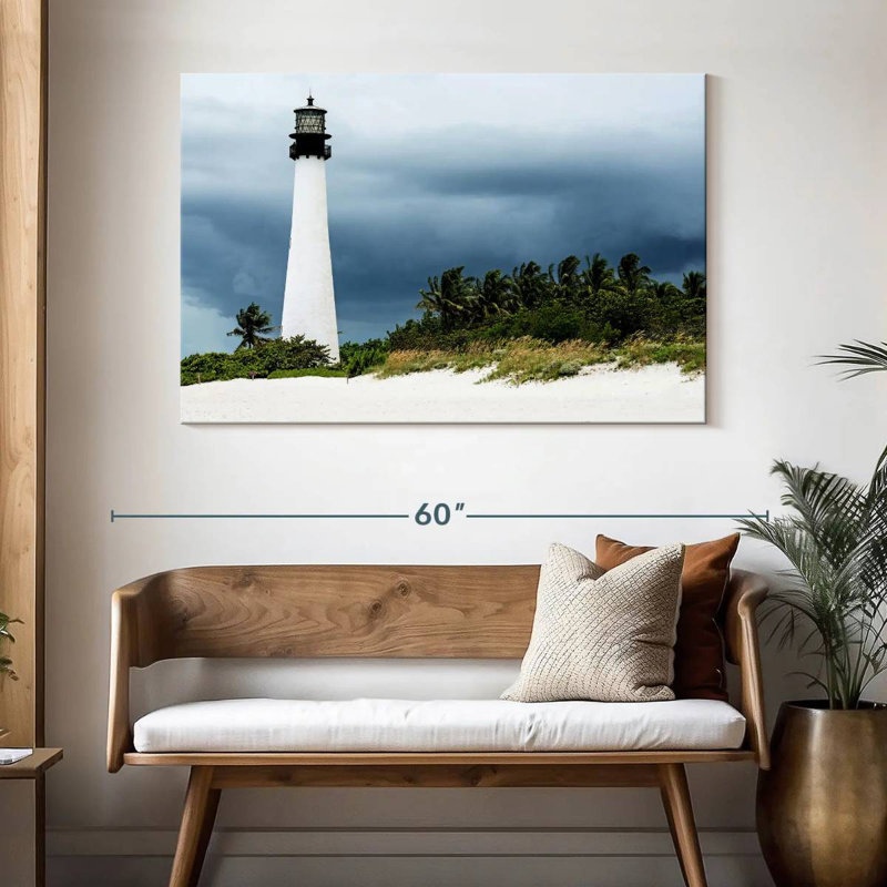 Key biscayne lighthouse Aletra, H 32 po x l 48 po