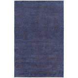 Ashton Wool Abstract Area Rug in Blue