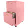 Ebern Designs 2 Drawer Rolling File Cabinet, Pink