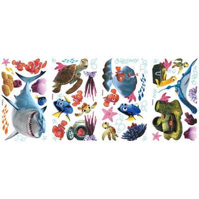 Décalcomanie murale à nemos et colles
