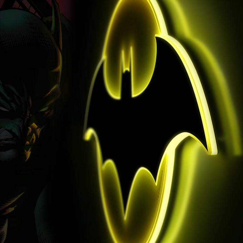 Enseigne lumineuse 15,57 "Batman Batel