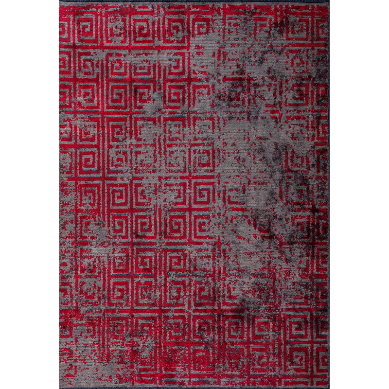 Labyrinthe contemporain délavé, Carré 9 pi 10 po