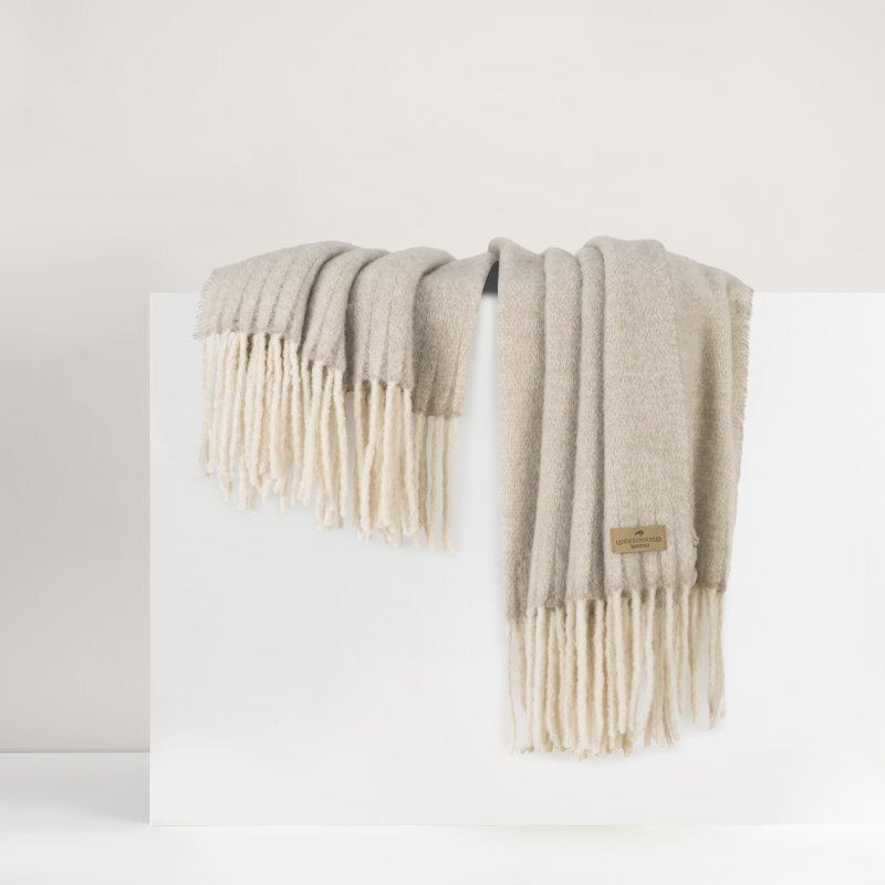 Andes Throw, Truffle