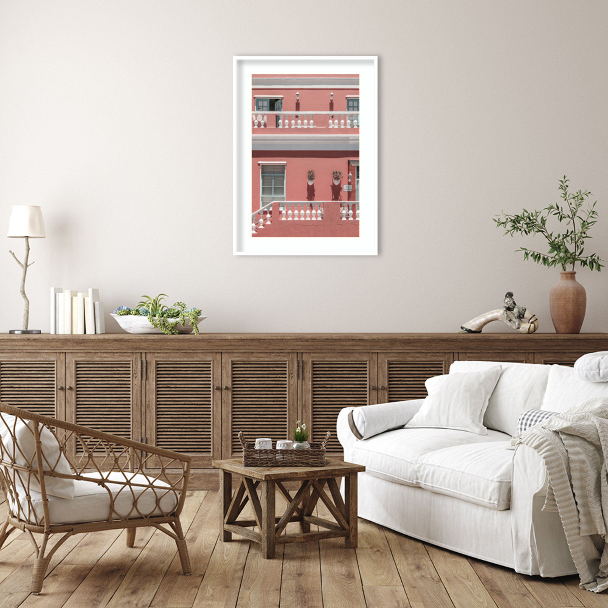 Malay Pride by Shot by Clint Wood Framed Wall Art Print, 41" H x 30" W, White Framed