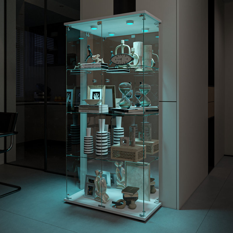Display Cabinet, White
