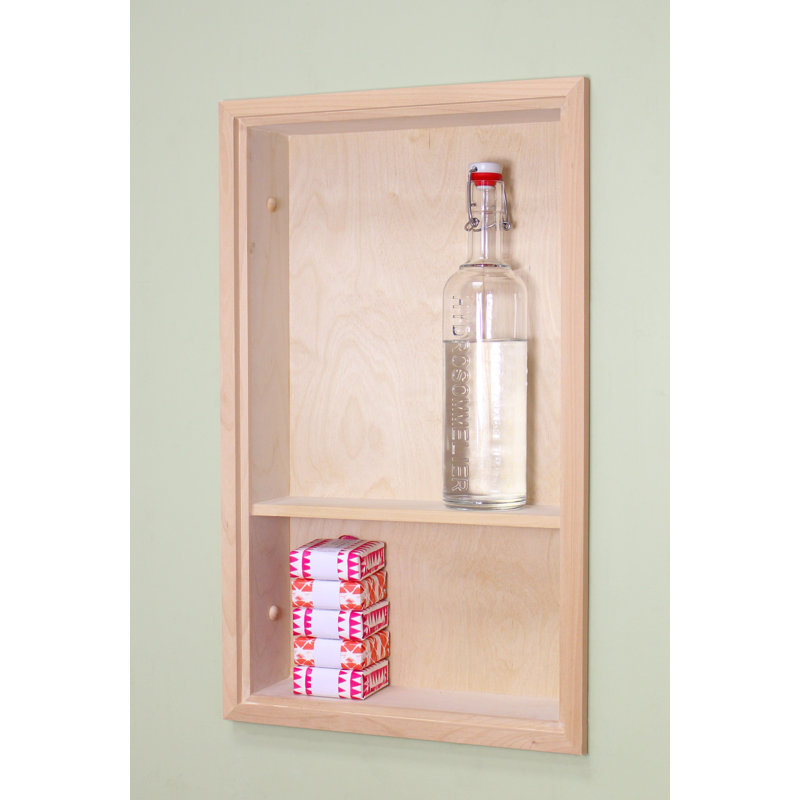 3 Piece Recessed Wall Shelf
